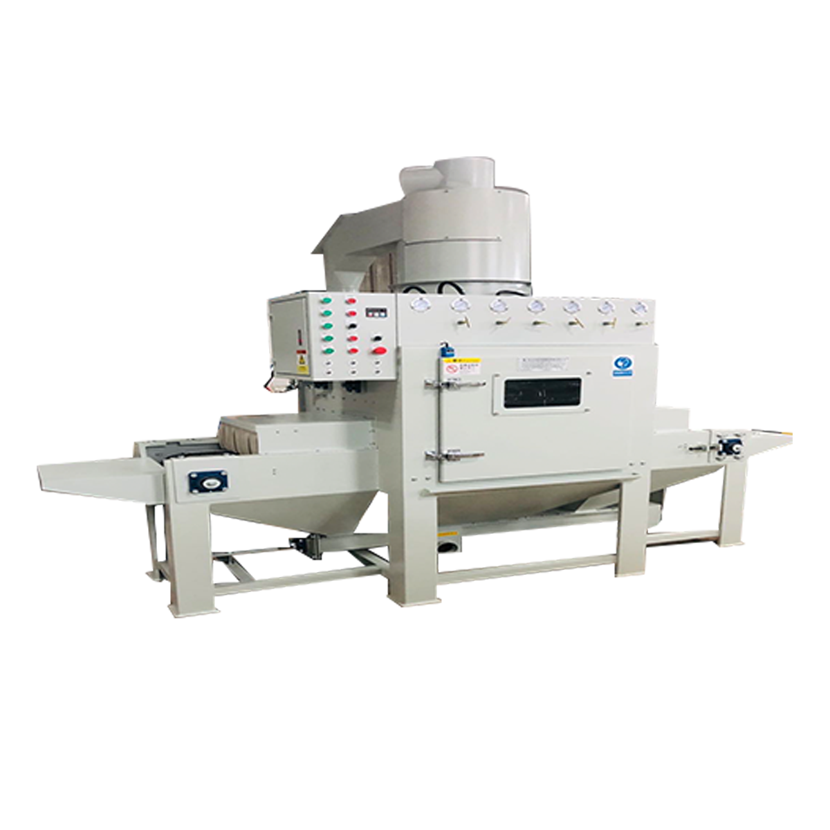 輸送式自動噴砂機